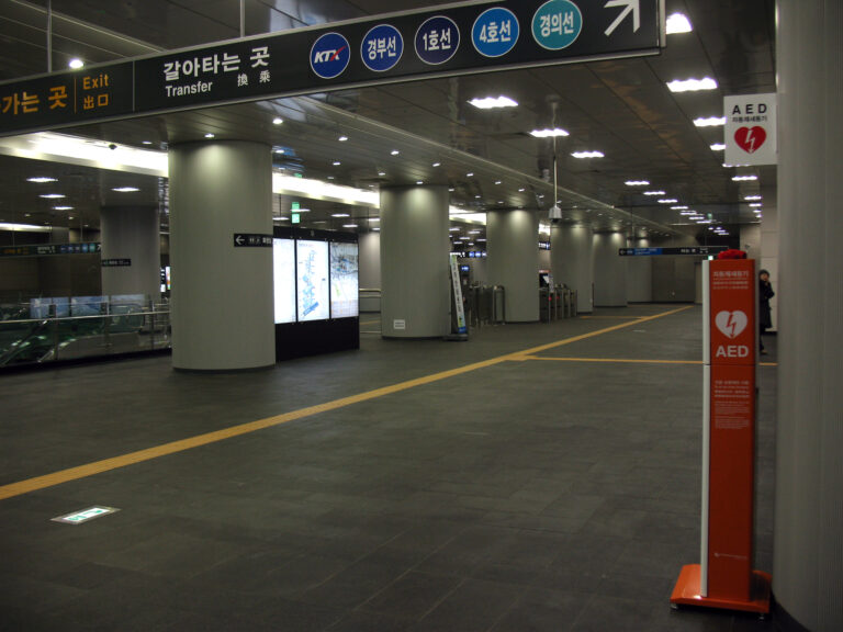 AREXソウル駅の改札口