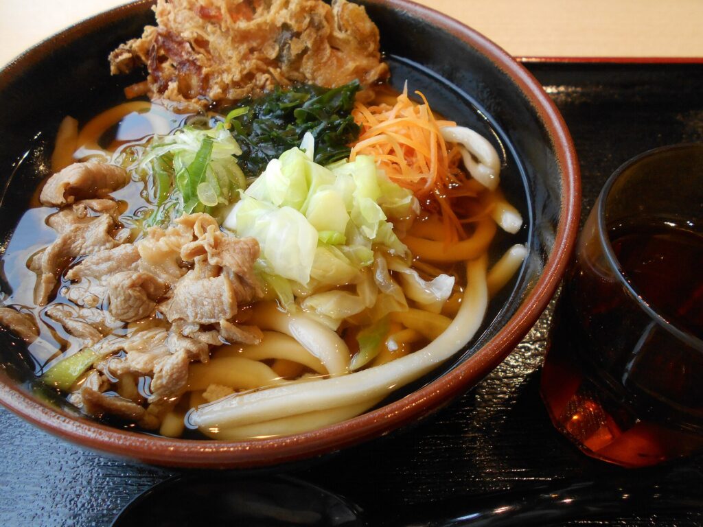 肉うどんの丼