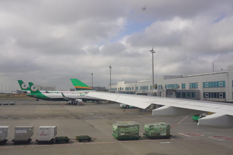 桃園空港の駐機場