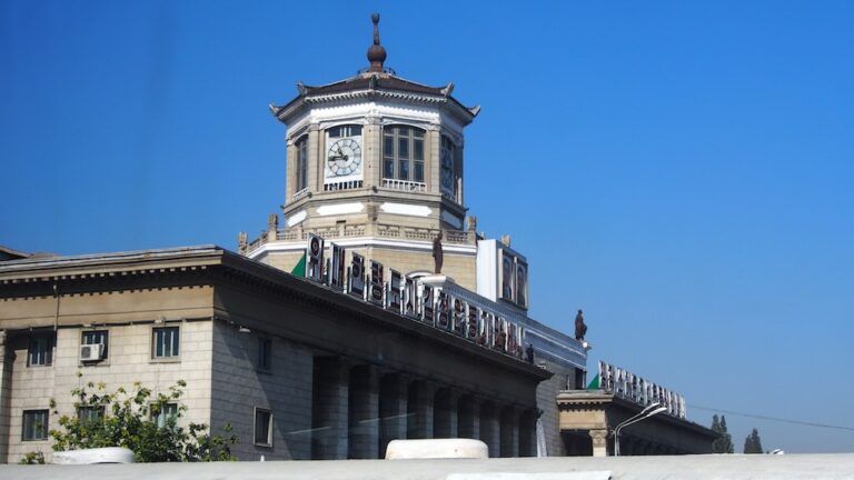 平壌駅の時計台