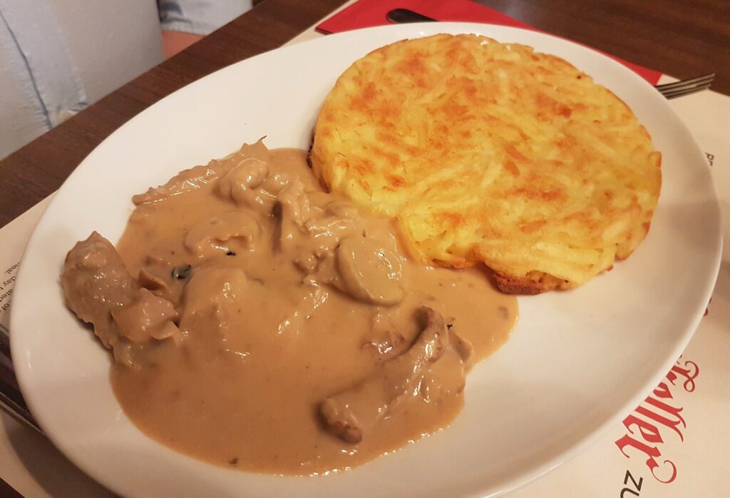 チューリッヒ風クリーム煮
