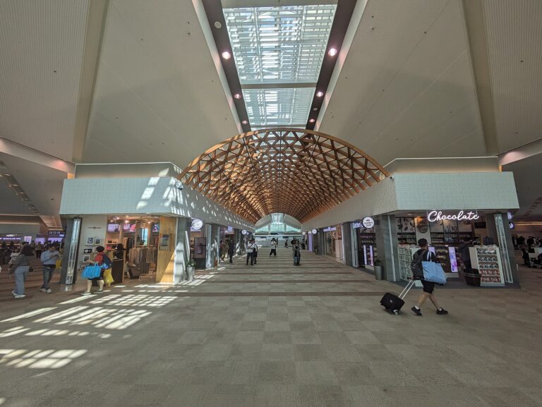 空港の出発エリア