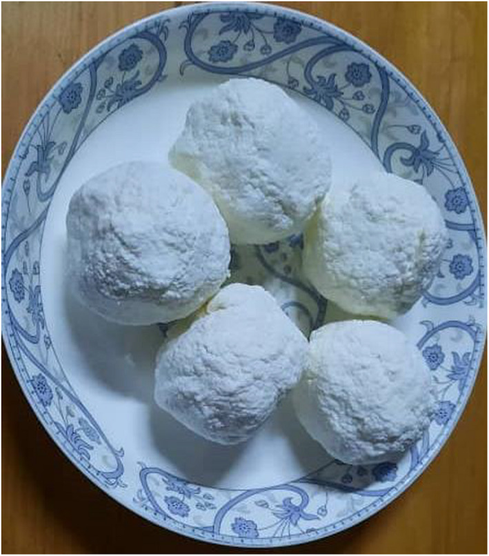 ブータンの伝統的なフレッシュチーズ、ダツィ