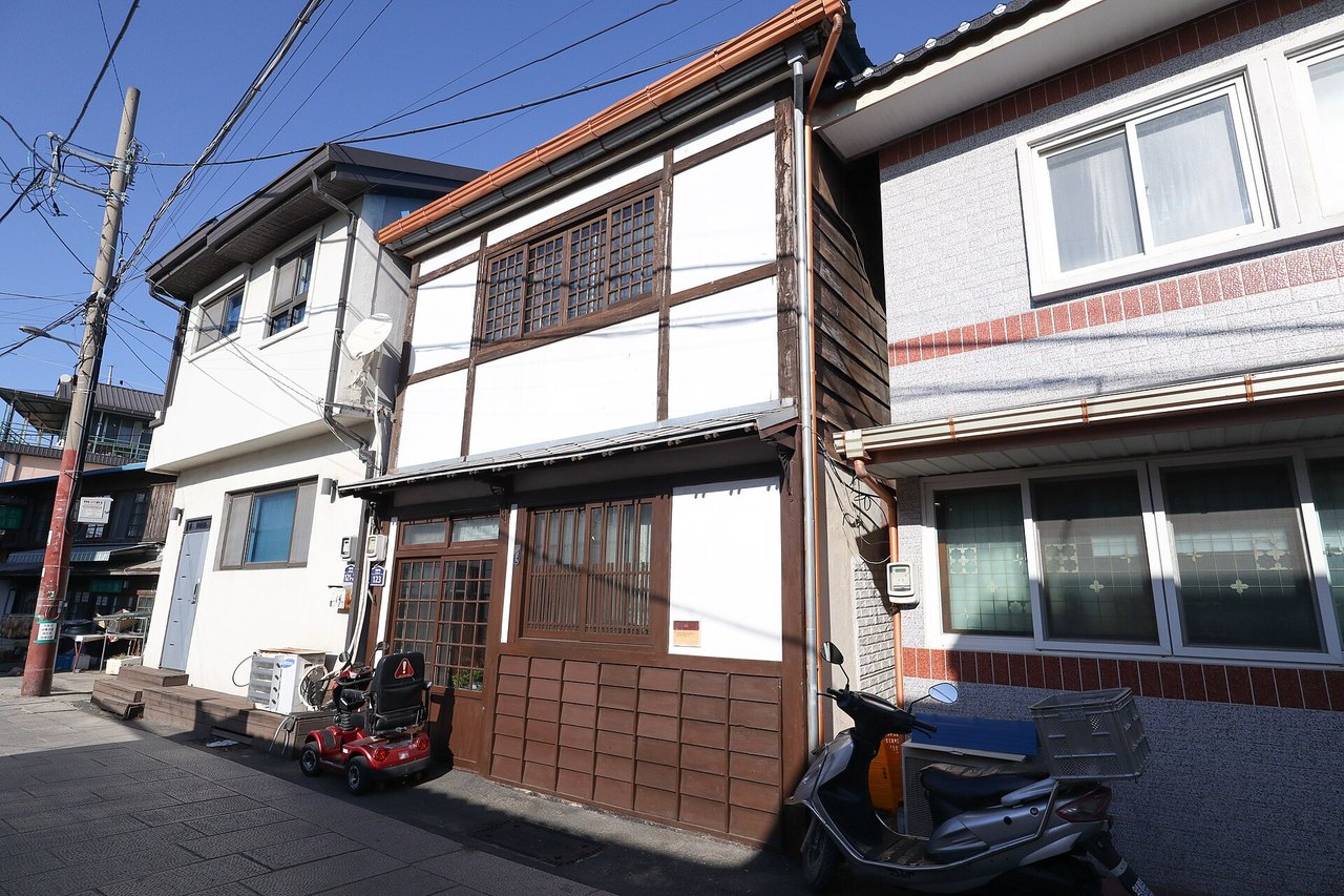九龍浦の日本家屋通り。