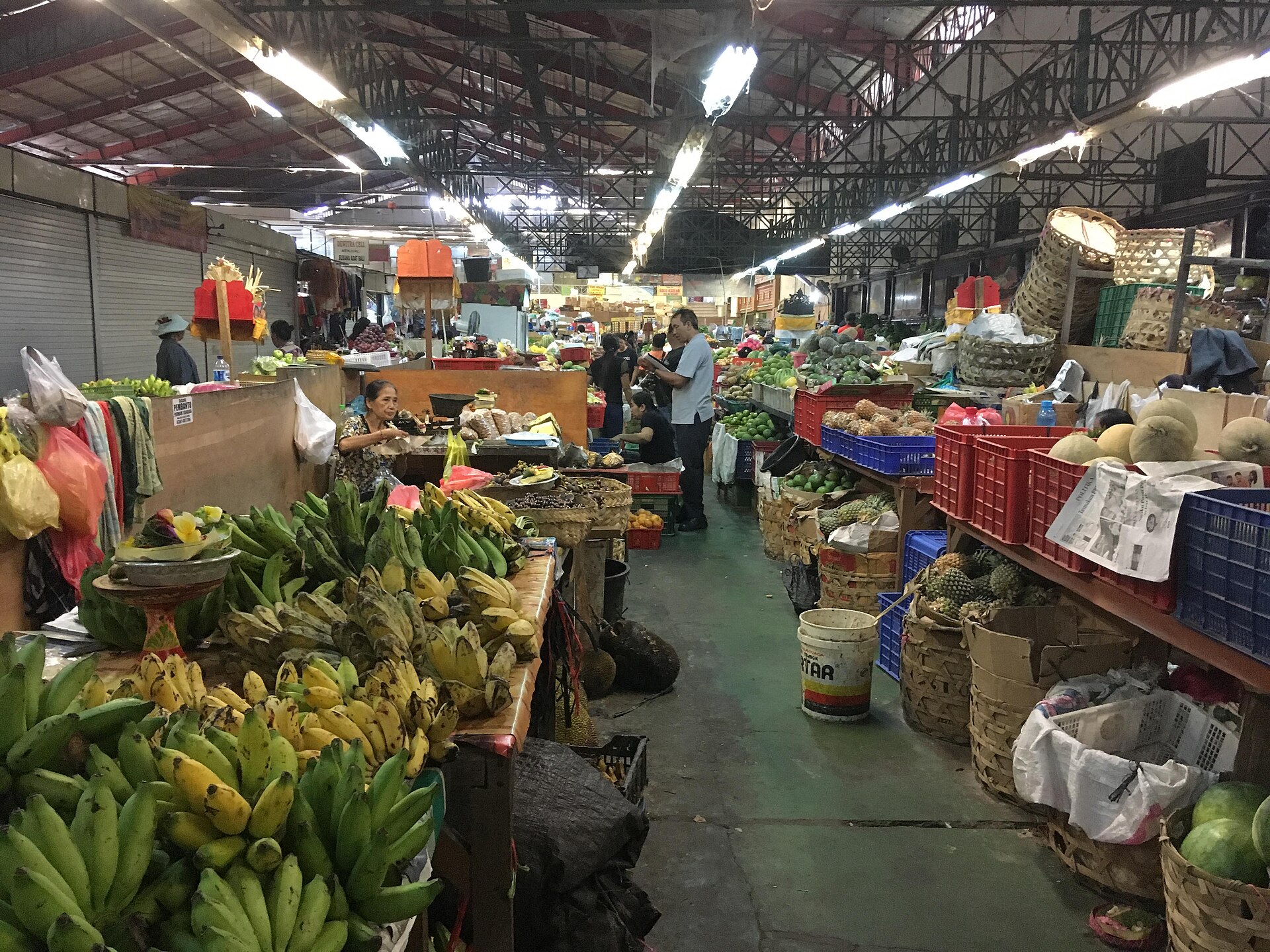 デンパサールのバドゥン市場