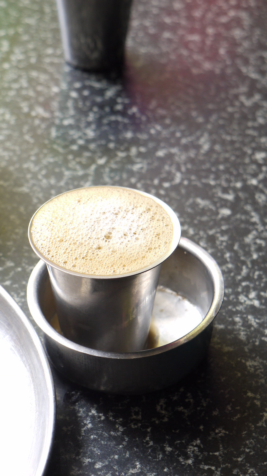 南インドのフィルターコーヒー