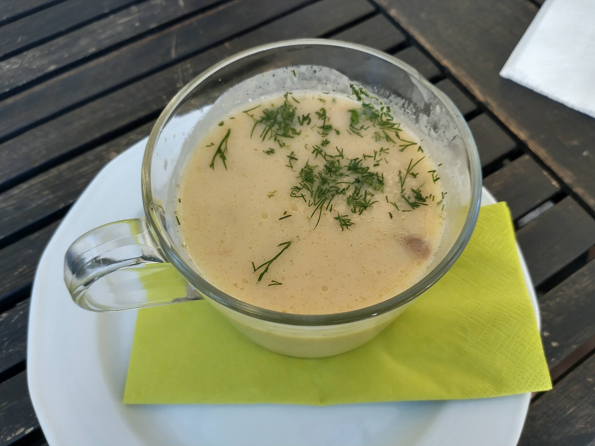 きのこのスープ